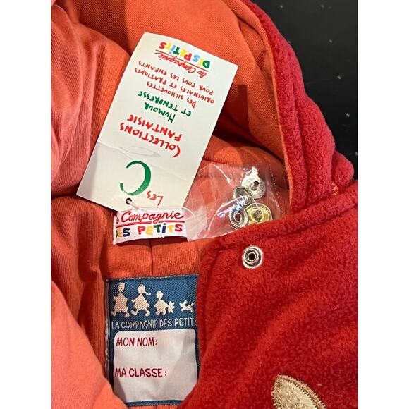 La Compagnie Des Petits Embroidered Woodland Fantasy Warm Fleece 3-9 mo Gift - Picture 3 of 13